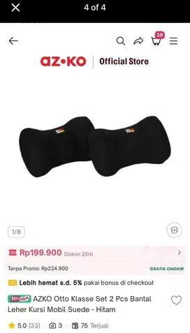 Bantal leher jok