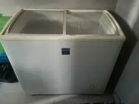 Freezer Sharp sliding 2 pintu