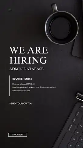 Dibutuhkan Admin