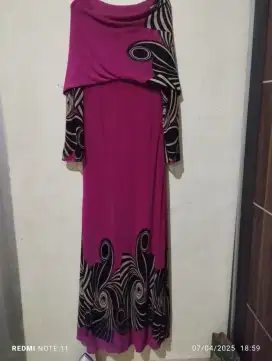 dress bahan rajut mewah