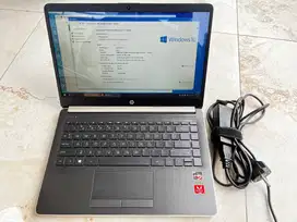 Jual Laptop HP Gold Ryzen 3 3200U RAM 8 GB SSD 256GB Siap Pakai