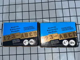 Stencil Brass Letter Kuningan (Huruf A~Z) 26pcs 4inch