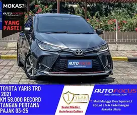 Yaris S TRD Sportivo 2021 at tdp 15 juta terawat