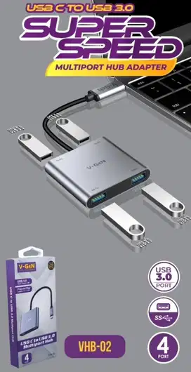 USB Type C HUB V-GeN VHB-02 4 Port USB3.0 5Gbps