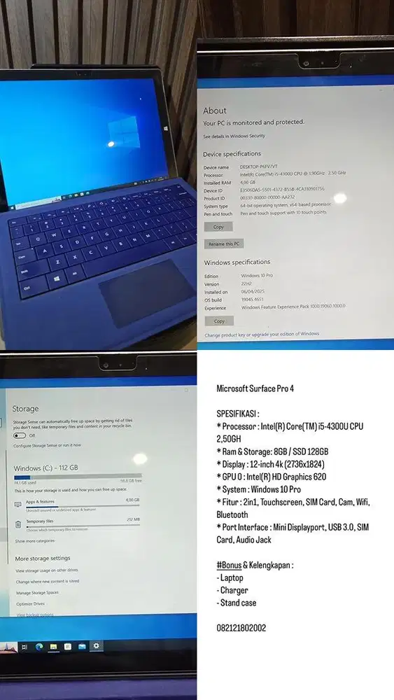 Dell XPS 13 9360 & Microsoft Surface Pro 4