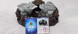 Kodok Kaki Tiga, giok asli tiongkok