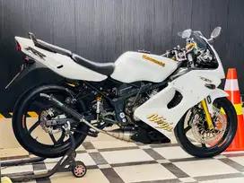 Kawasaki ninja 150rr old albino ninja rr putih fullspec hedon ninja ss
