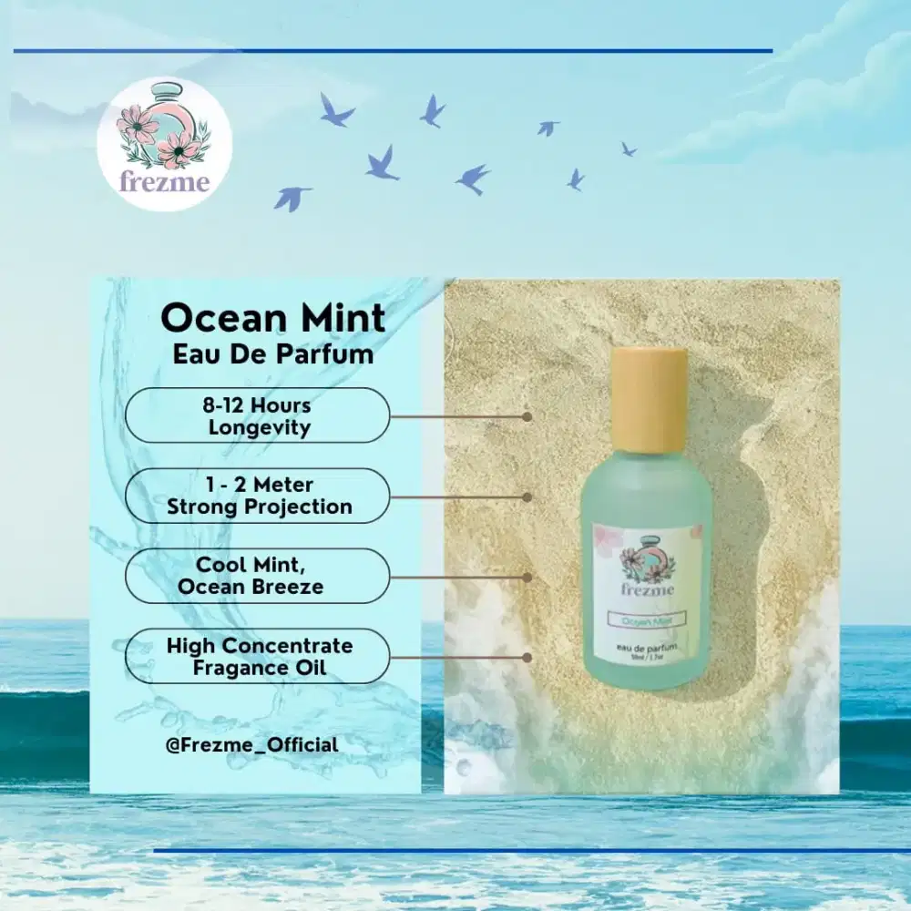 Frezme Eau De Parfum 50ml - Ocean Mint