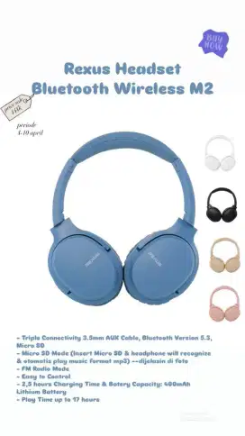 Headphone gaming rexus M2
