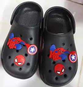 Sendal baim anak cowo motif spiderman