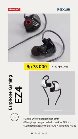 Headset gaming rexus EZ4