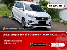 [ LOW KM ] Suzuki Ertiga Sport 1.5 SS Hybrid AT Putih 2022/2023