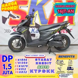(syarat kredit KTP&KK) Honda beat street th 2024 cash/credit