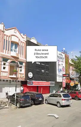 Ruko sewa jl Boulevard Panakukang dekat Pettarani