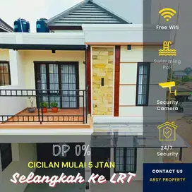 Rumah & ruko konsep Bali modern dekat tol Cibubur &  stasiun LRT