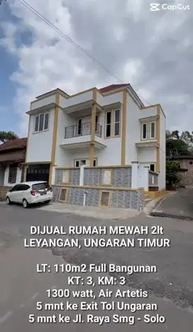 DIJUAL RUMAH MEWAH 2 LANTAI UNGARAN TIMUR
