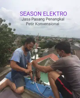 Agen Pasang Penangkal Petir Konvensional Perumahan Lebak