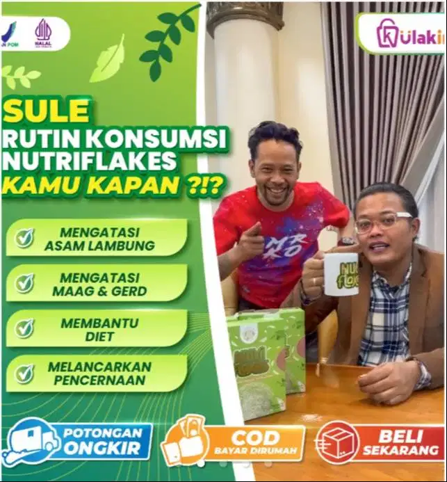 Nutriflakes - Suplemen Makanan Diet Minuman Serbuk Umbi Garut