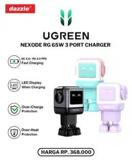 UGREEN NEXODE RG 65W 3 PORT CHARGER