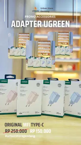 Adaptor ugreen 20W MFI type-c original