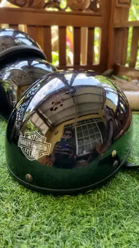 Helm Harley Davidson Half Face AGV ori
