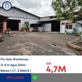 dijual cepat Gudang Jl H Agus Salim Bekasi