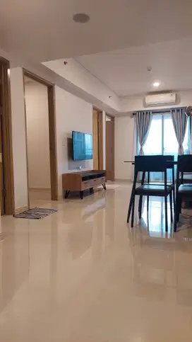 Apartment furnished mewah Meikarta. Luas Segi 4.  3KM