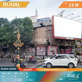 Dijual Ruang Usaha Hitung Tanah Posisi Hook di Basuki Rahmat Malang