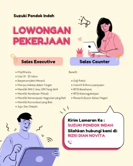 Lowongan Sales Executive Indomobil Suzuki Pondok Indah