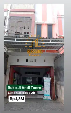 Ruko poros jalan andi tonro