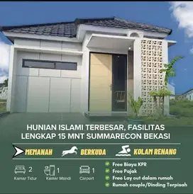 RUMAH IMPIAN BERKONSEP ISLAMI  Strategis  Dekat Summarecon Bekasi