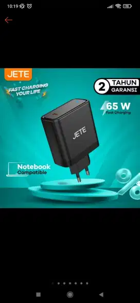 Jual Charger JETE E32 Fast Charger Type-C 65 W