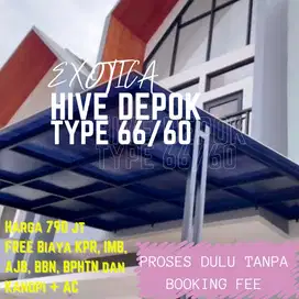 rumah TNPA DP ALL IN FREE KANOPI&AC Selangkah Tol Sawangan
