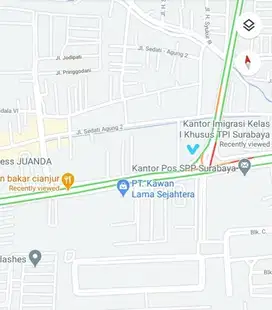 Tanah Dijual di Raya Juanda seberang Kawan Lama Sidoarjo