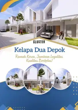 Rumah Kelapa dua Depo.Free All In dan Canopy