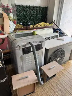 2 barang Mesin cuci & kulkas, 3 juta