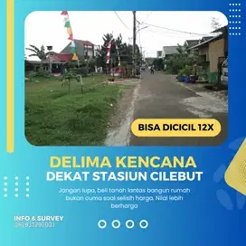 Tanah Kavling Tanah Sareal Bogor; Dekat RS Islam Bogor, Terima SHM;