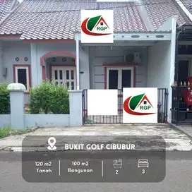 Dijual rumah 1 lt siap huni Bukit Golf Raya Tapos dekat tol Cimanggis
