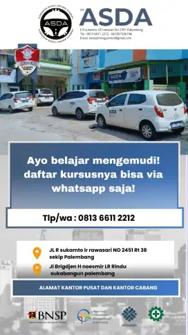Kursus mengemudi mobil