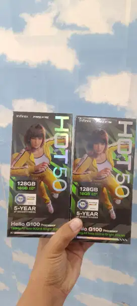 INFINIX HOT 50 8/128 BARU GARANSI RESMI 1 TAHUN