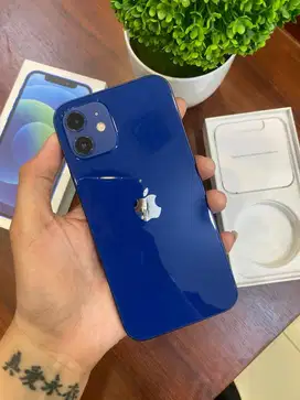 iPhone 12 64GB BH 90% Blue Garansi eks inter kemenperin