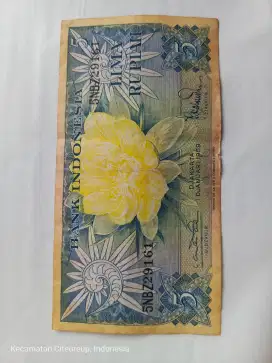 Uang 5 Rp Tahun 1959