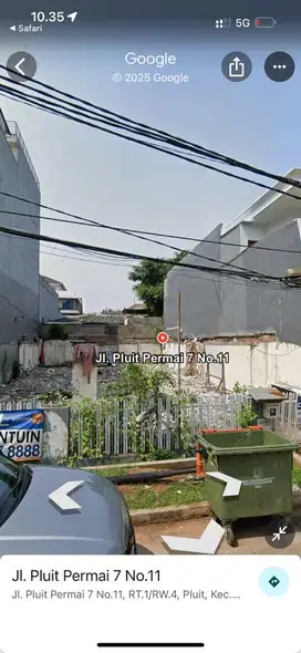DIJUAL RUGI CEPAT TERMURAH TANAH PLUIT PERMAI KAVLING SIAP BANGUN