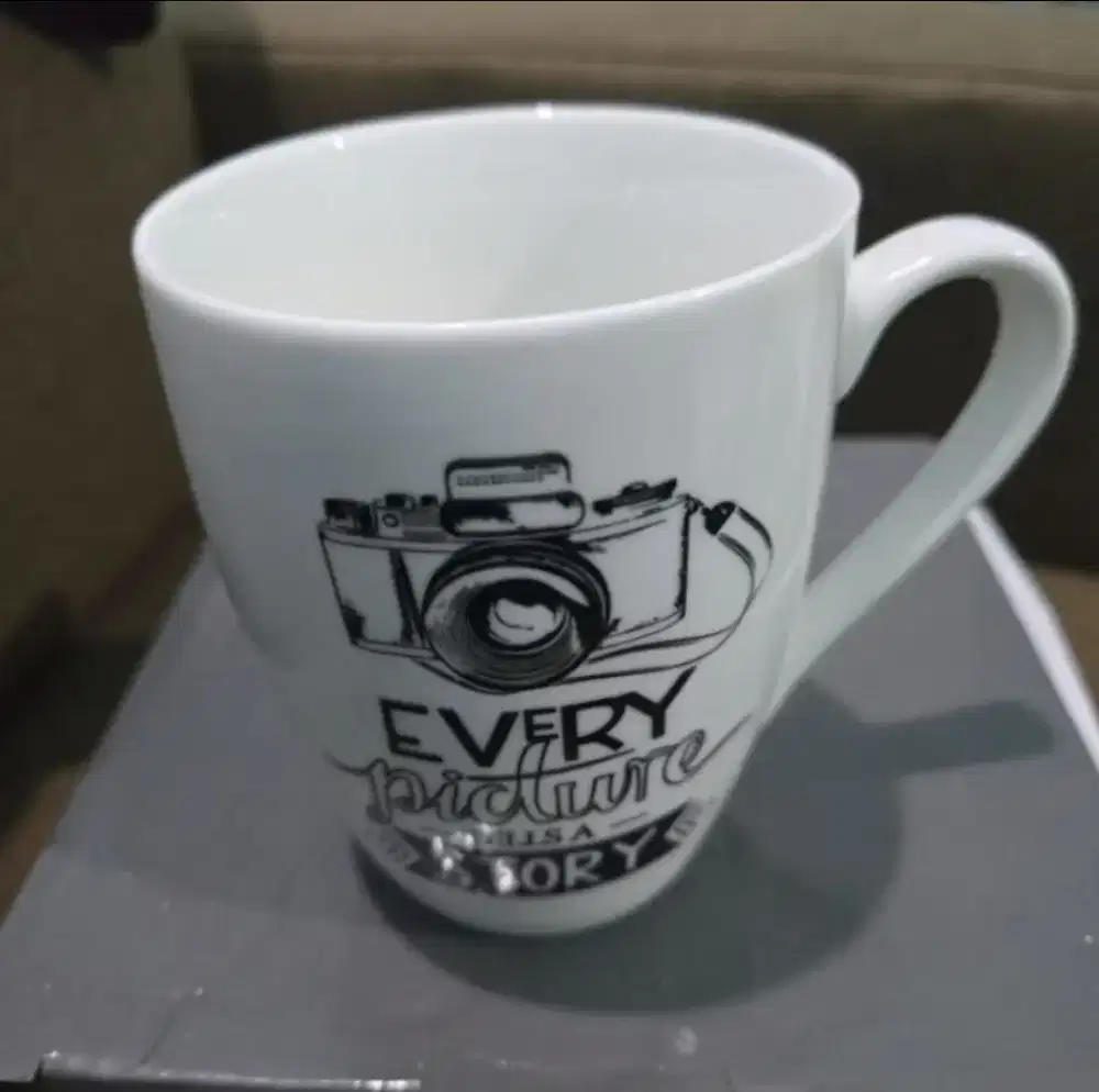 Gelas Appetite Mug Camera 296ml Set of 4