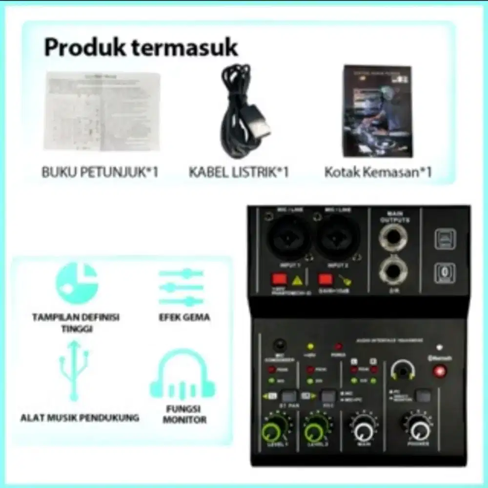 Mixer 2 chanel baru