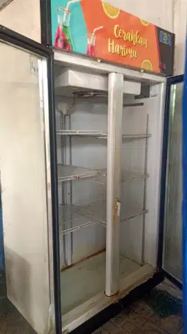 Showcase 2 pintu RSA Bagus 800L