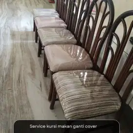 Kursi makan ganti kain kursi