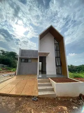 rumah modern design skandinavia dekat pamulang dan pondok cabe