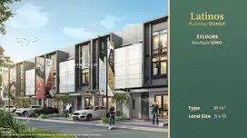 Latinos Business District di BSD City Ruko 3 Lantai Harga Mulai 1.7 M