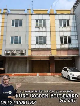 termurah dijual ruko golden Boulevard bsd city